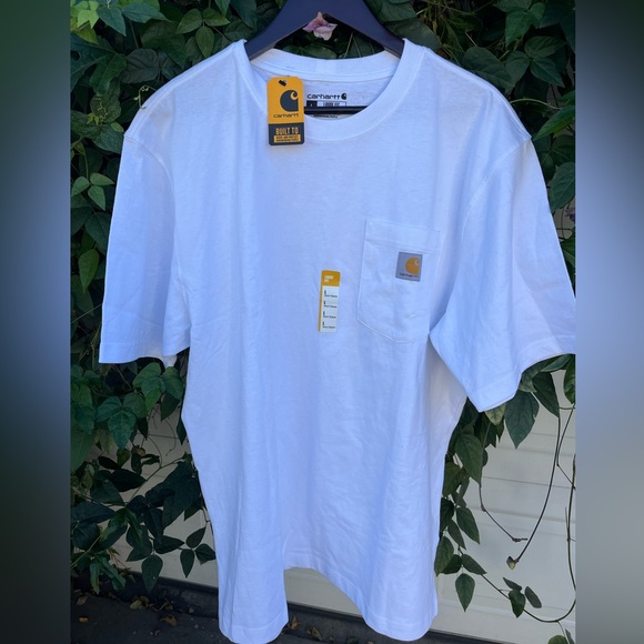Carhartt Other - Men Carhartt T-shirt short sleeves white cotton L NWT